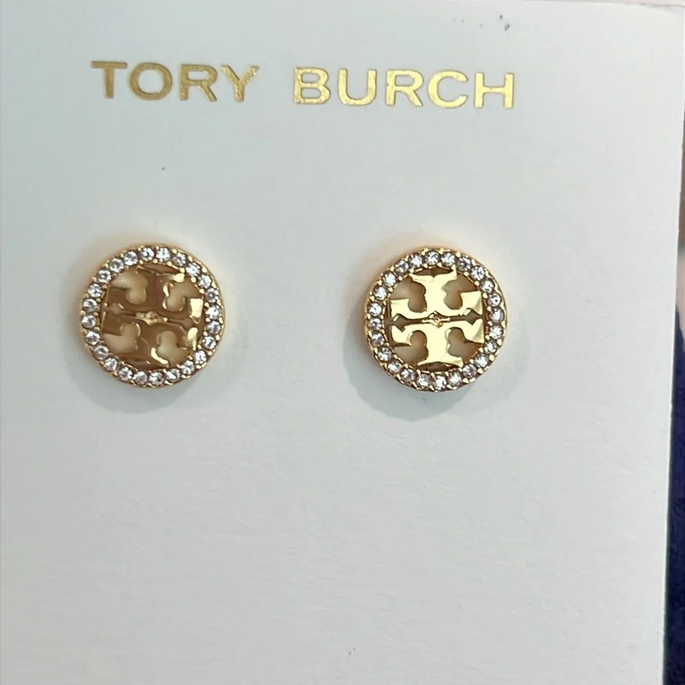 Tory Burch Gold Stud Earrings